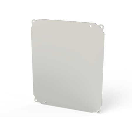 Saginaw Control & Engineering 11 in H, 0.08 in D, 9 in W, Aluminum SCE-12P10AL